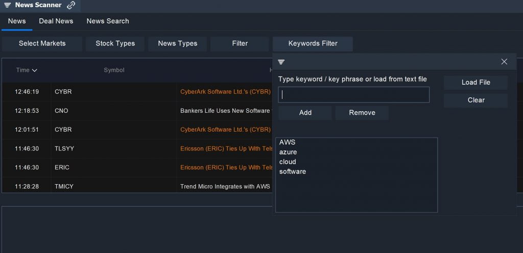 10 - Keyword News Scan