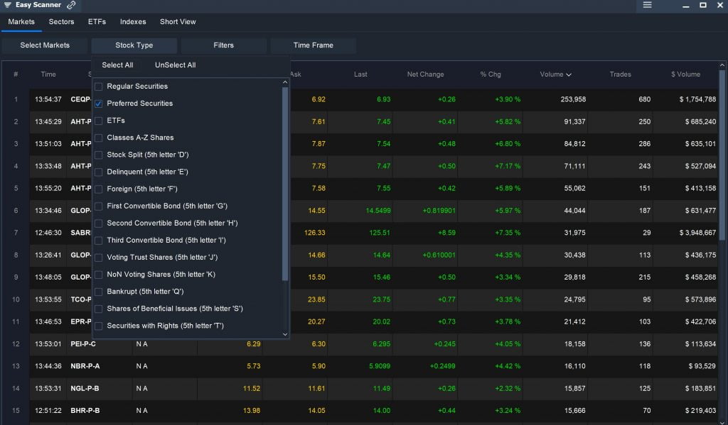Preferred Stock - Easy Scanner