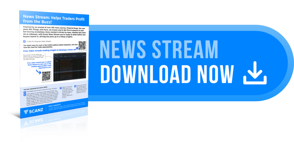 Download News Stream cheat sheet - click to get PDF guide for real-time news scanning